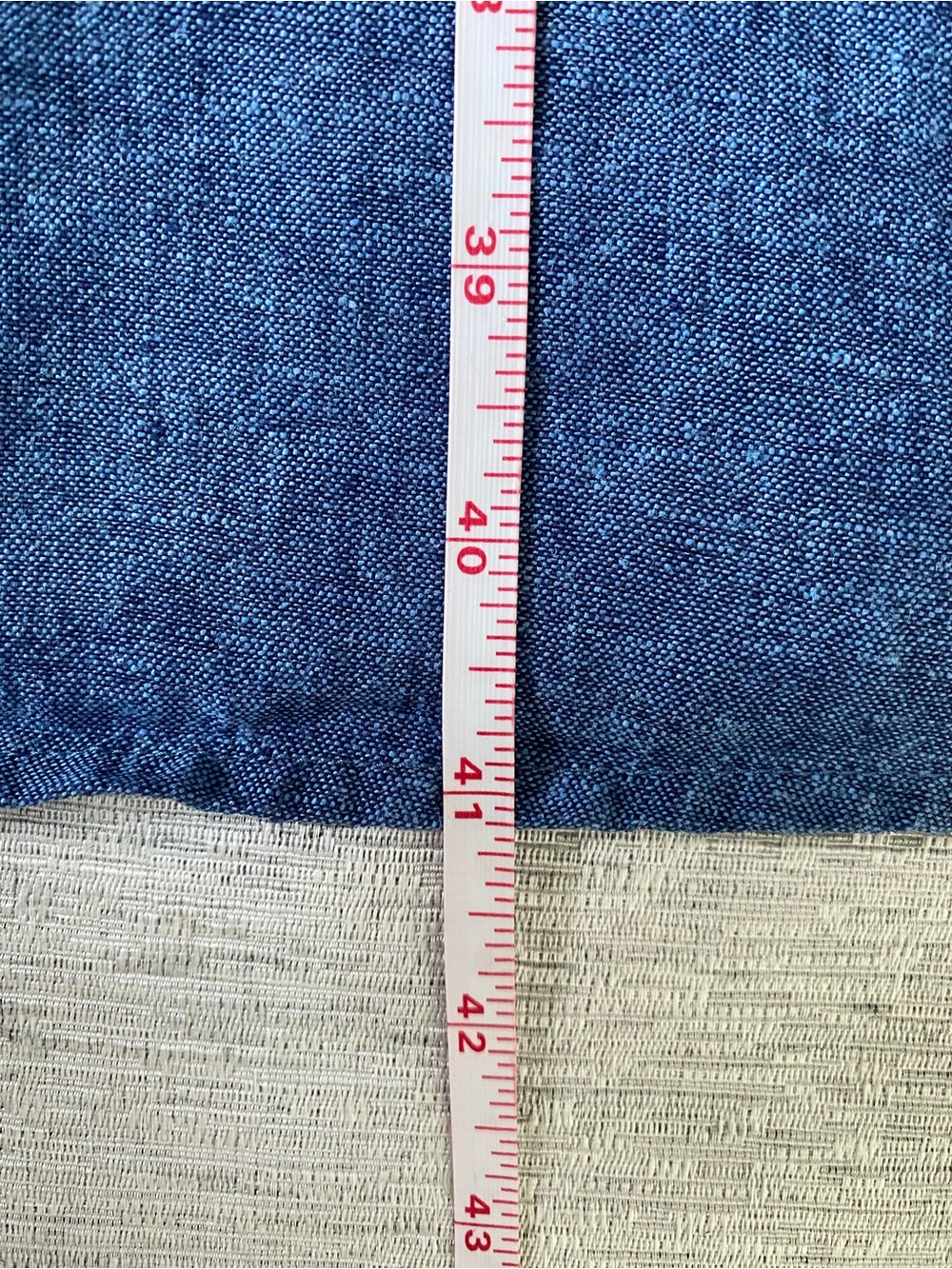 J.jill Blue Pure Jill 100% Linen Sleeveless Summer Dress Pockets Midi - Picture 11 of 12